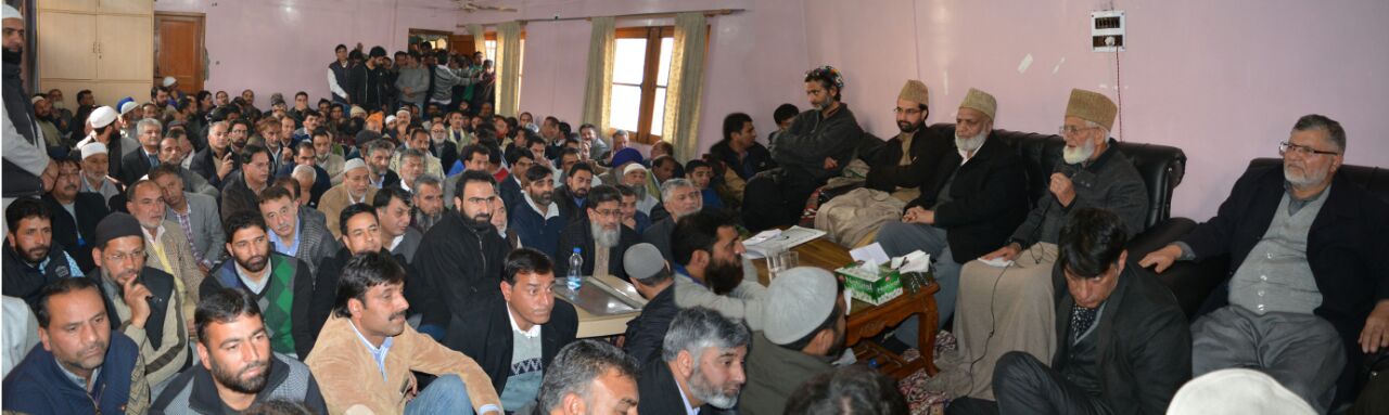 *Meeting of all stakeholders held at Hyderpora….full mandate given to united resistance leadership regarding the continuance of resistance movement*