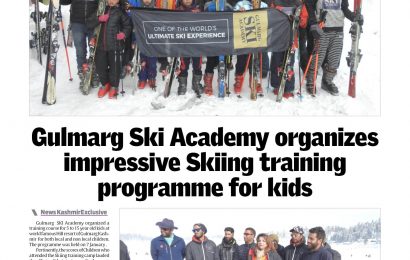 Gulmarg Ski Academy organizes impressive Skiing training programme for kids