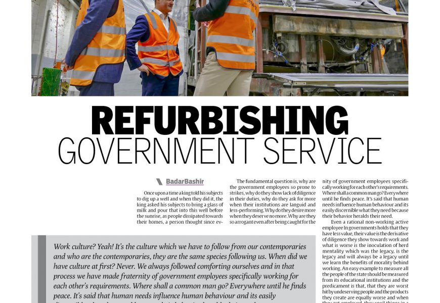 Refurbishing government service
