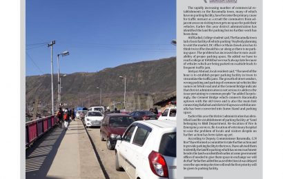 Baramulla town lacks parking space, commuters suffer