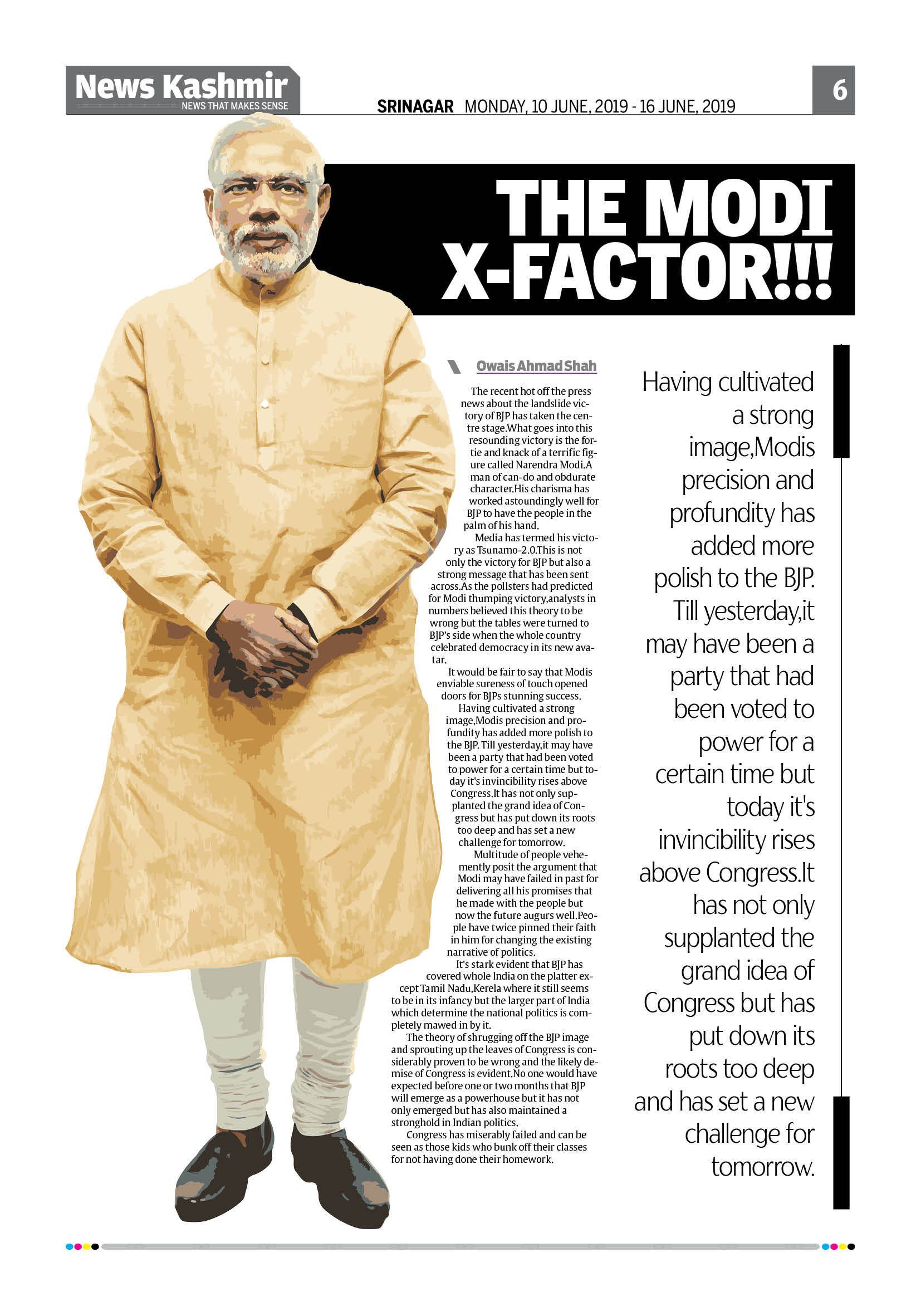 The Modi x-factor !!!